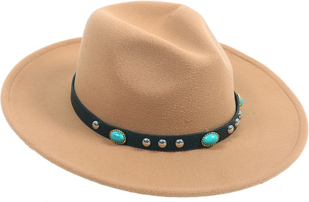 Fedora hoed Beige